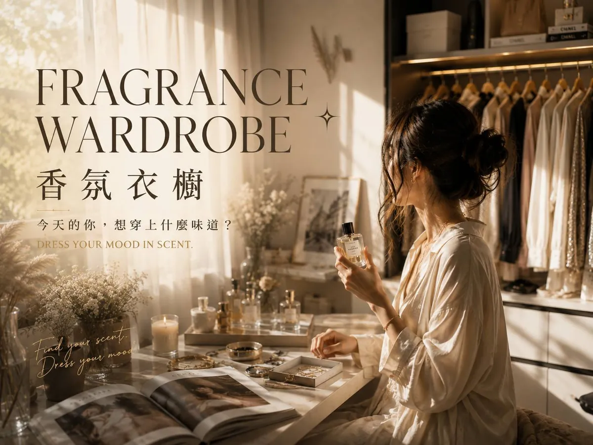 命定香水留一格就好，2026 香氛衣櫥讓你上班、約會、回家各換一種味道