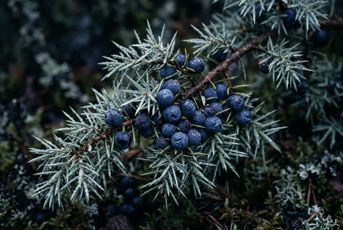 杜松漿果精油 Juniper Berry，凱爾特女巫的掃帚柄用它做，北歐人冬至前要燒它一把