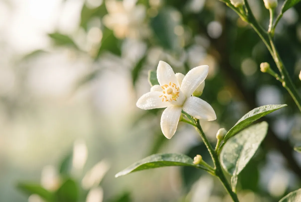橙花精油 Neroli，苦橙樹開的花被一位公主借去薰手套，三百年後成了焦慮時代最被需要的那隻手